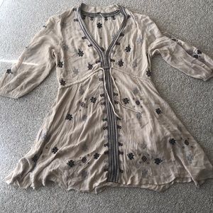 Short, long sleeve, free people dress